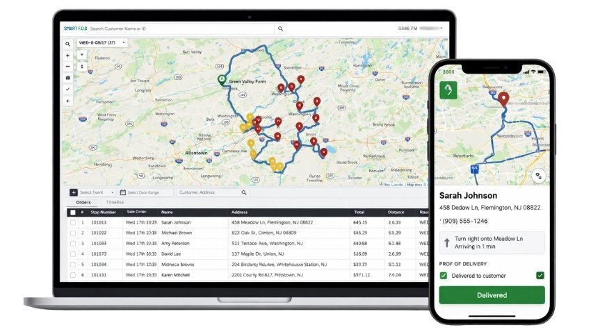 Smart FDS route optimization